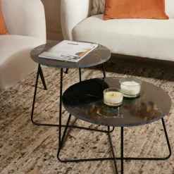 Discount CASA MARBO Table D'appoint Noir