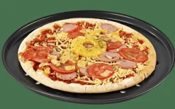 CASA MARGARITHA Plaque De Cuisson Pour Pizza Gris Foncé