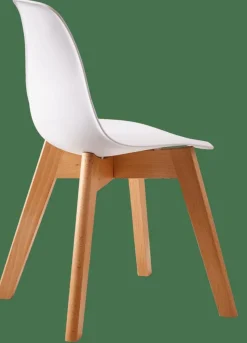 Discount CASA MATHIAS Chaise Pour Enfants Blanc, Naturel