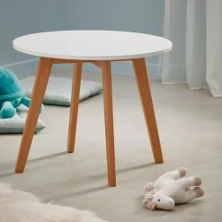 Sale CASA MATHIAS Table Pour Enfants Blanc, Naturel