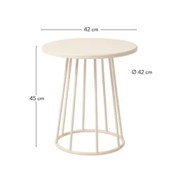 Outlet CASA MILLER Table D'appoint Sable