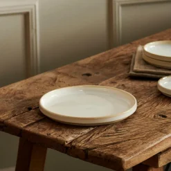 Discount CASA MINERAL MARBLE Assiette Blanc