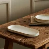 New CASA MINERAL MARBLE Assiette Beige
