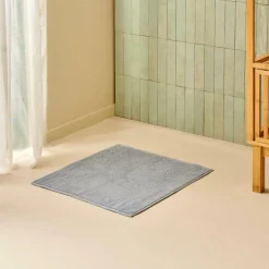 New CASA MINERAL Tapis De Bain Bleu