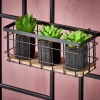 Outlet CASA MODULAR Panier En Fil Noir