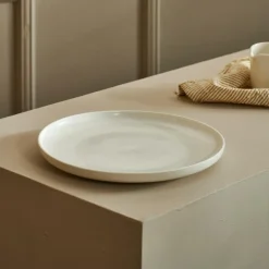 Clearance CASA MOON Assiette Plate Blanc