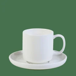 Sale CASA MOON Tasse Et Soucoupe Expresso 9 CL Blanc
