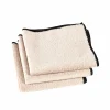 Clearance CASA MULTI Chiffon Microfibre Set De 3 Noir