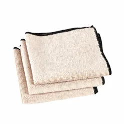 Clearance CASA MULTI Chiffon Microfibre Set De 3 Noir