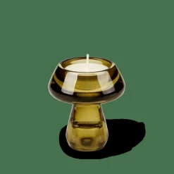 Sale CASA MUSHROOM Support Bougie Chauffe-plat Vert