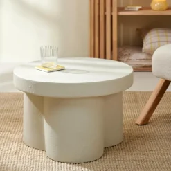 Clearance CASA NESI Table D'appoint Blanc
