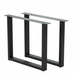 Outlet CASA NEW OAK Pieds De Table A Noir