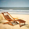 CASA NEW VIP Chaise Relax Sans Repose-pied Naturel