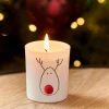 Discount CASA NOSE Bougie Dans Un Verre Blanc, Rouge, Doré