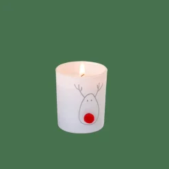Discount CASA NOSE Bougie Dans Un Verre Blanc, Rouge, Doré