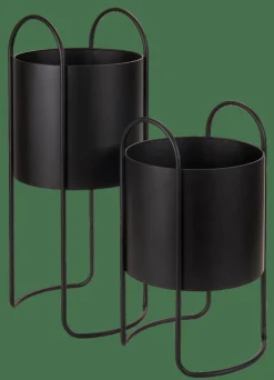 Online CASA OLGA Pot De Fleurs Noir