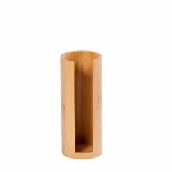 Outlet CASA ORGANOO Porte-cotons-tiges Transparent, Naturel