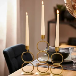 Discount CASA OVAL Bougeoir Doré