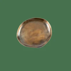 Best CASA OVALS Plat De Présentation Doré