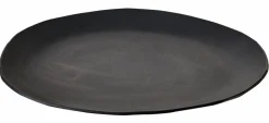 Discount CASA OVALS Plat De Présentation Noir