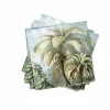 Best CASA PALMEN Set De 20 Serviettes Vert