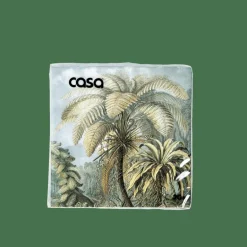 Clearance CASA PALMEN Set De 20 Serviettes Vert