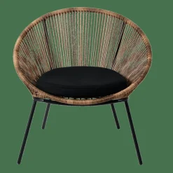 Discount CASA PAPAYO Chaise Lounge Avec Coussin Naturel
