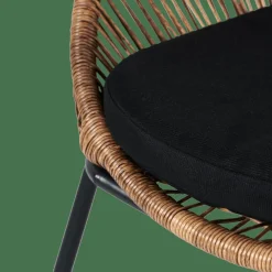 Discount CASA PAPAYO Chaise Lounge Avec Coussin Naturel