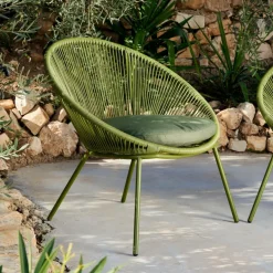 Discount CASA PAPAYO Chaise Lounge Avec Coussin Vert
