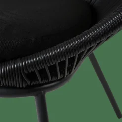 New CASA PAPAYO Chaise Lounge Noir