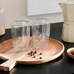 Clearance CASA PAUSA Verre Double Paroi Set De 2 35 CL Transparent