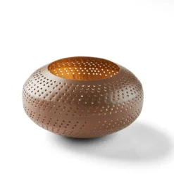 Online CASA PERFORATO Support Bougie Chauffe-plat Brun