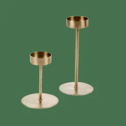 Clearance CASA PHANTOM Support Pour Bougie Chauffe-plat Doré Clair