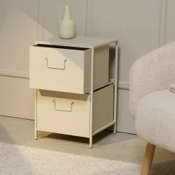 New CASA PHARMA Armoire à 2 Tiroirs Sable