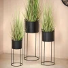 Sale CASA PLUTO Pot De Fleurs Noir