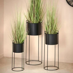 Sale CASA PLUTO Pot De Fleurs Noir