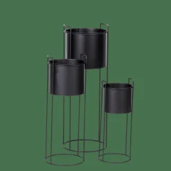 Sale CASA PLUTO Pot De Fleurs Noir