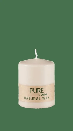 Hot CASA PURE Bougie Cylindrique Brun Clair
