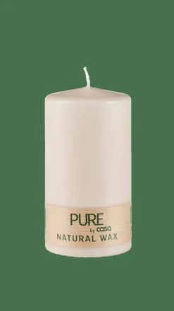 Clearance CASA PURE Bougie Cylindrique Brun Clair