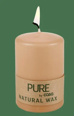 Hot CASA PURE Bougie Cylindrique Beige