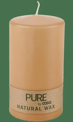 New CASA PURE Bougie Cylindrique Beige