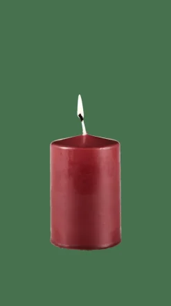 Online CASA PURE Bougie Cylindrique Rouge Foncé