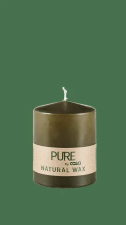 Online CASA PURE Bougie Cylindrique Vert