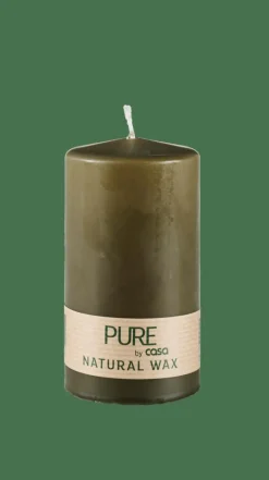 Best CASA PURE Bougie Cylindrique Vert