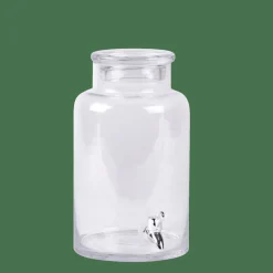 New CASA PURI Réservoir à Boisson Avec Robinet 5,5 L Transparent
