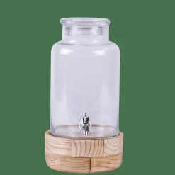 New CASA PURI Réservoir à Boisson Avec Robinet 5,5 L Transparent