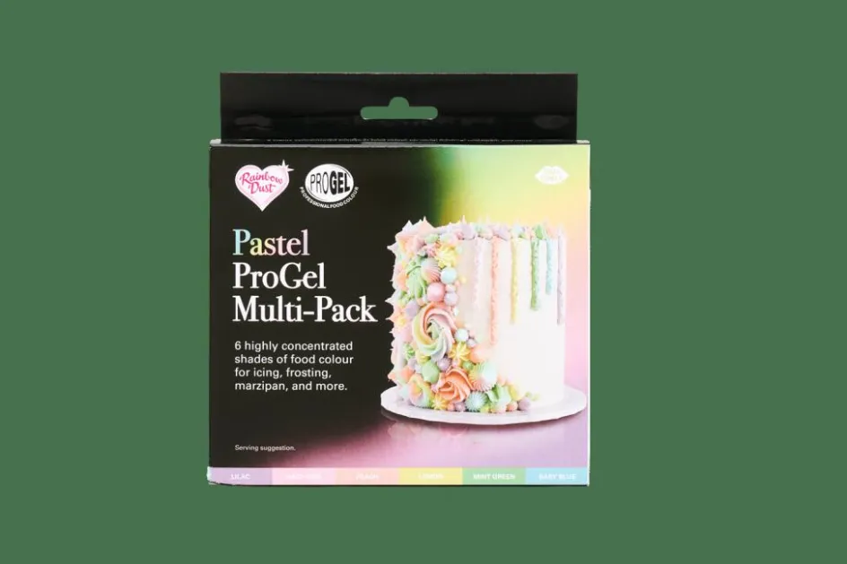 Hot CASA RAINBOWDUST 6 Gels Colorants Pâte à Sucre Couleurs Pastel Diverses Couleurs