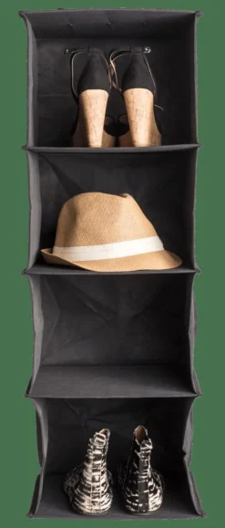 Sale CASA RANGO Système De Rangement 4 Compartiments Gris Foncé