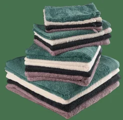 New CASA RECYCLE Gants De Toilette Set De 2 Aqua