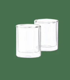 New CASA RELAX Verre Double Paroi Set De 2 12 CL Transparent